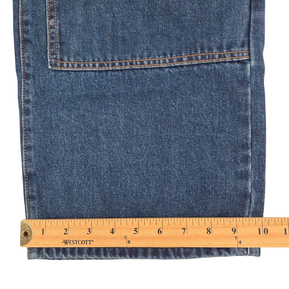 Lioness Carpenter Jeans Womens XS Blue Double Knee Wide Leg Streetwear - Picture 8 of 10